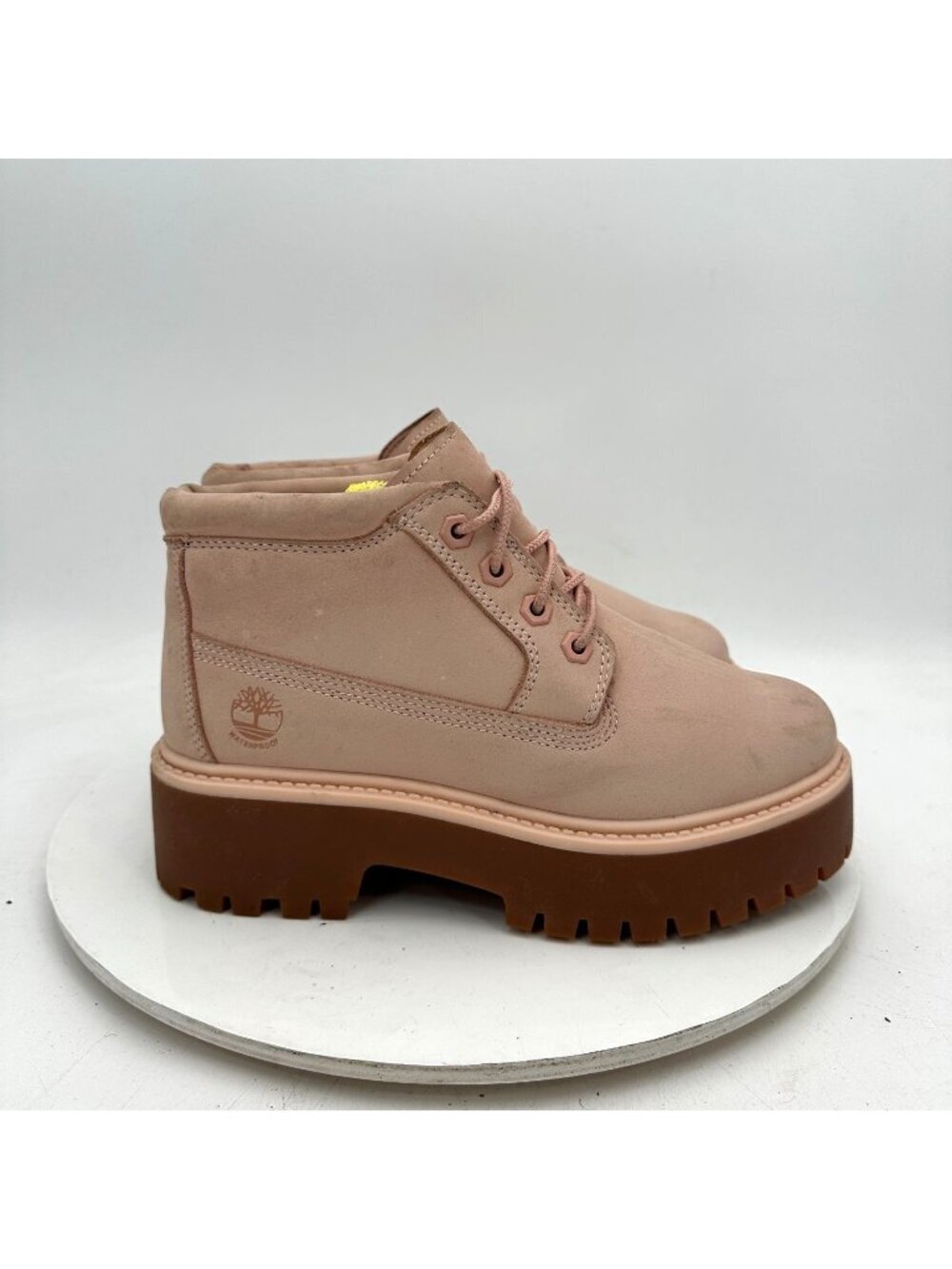 Timberland Nellie Stonestreet Kids Sz 4 Women 5.5 TB0A6EJ9-EKD Pink Chukka Boot